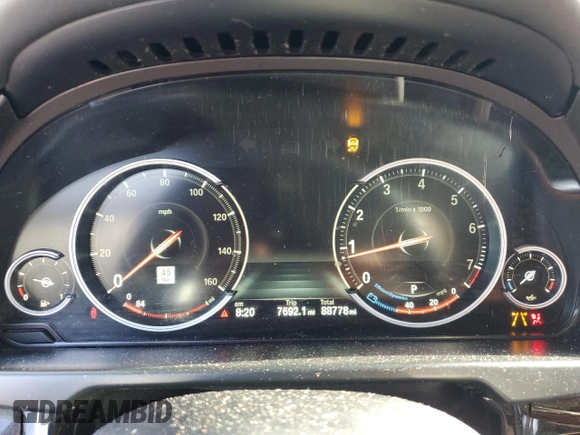 2017 BMW X6 z VIN 5UXKU6C30H0W38720, wystawiony jako Copart lot #66009714 z przebiegiem 88 778 mil mil oraz Szkoda całkowita • Salvage title. Historia ofert i sprzedaży dostępna na DreamBid. Obrazek 9.