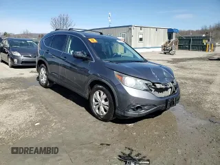 2013 Honda CR-V EX-L with VIN 2HKRM4H74DH621318, listed as a Copart auction lot 49602965 with 213,407 mi miles and Salvage Title. Bid and sale history available at carsss.com. Image 14.