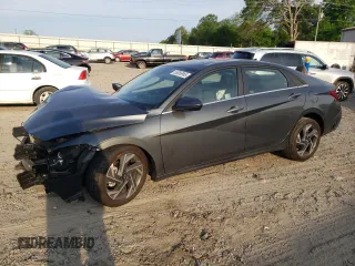 2024 Hyundai Elantra SEL z VIN KMHLS4DG6RU688738, wystawiony jako Copart lot #55056965 z przebiegiem 19 538 mil mil oraz Szkoda całkowita • Salvage title. Historia ofert i sprzedaży dostępna na DreamBid. Obrazek 1.