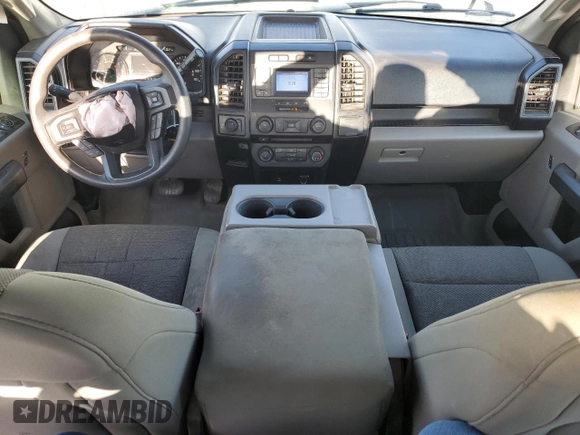 2018 Ford F-150 XL with VIN 1FTFX1E54JKC04497, listed as a Copart auction lot 53398455 with 198,473 mi miles and Salvage title. Bid and sale history available at DreamBid. Image 8.