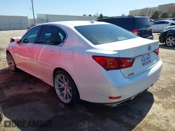 2013 Lexus GS 350 with VIN JTHBE1BL5D5008190, listed as a IAAI auction lot 41761202 with 126,045 mi miles. Bid and sale history available at carsss.com. Image 3.