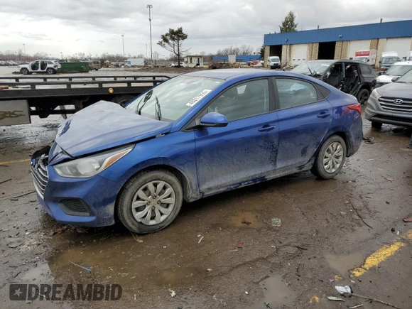 2020 Hyundai Accent SE with VIN 3KPC24A68LE108458, listed as a Copart auction lot 48017955 with 114,373 mi miles and Non Repairable. Bid and sale history available at carsss.com. Image 1.