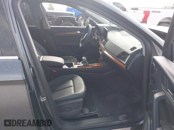 2023 Audi Q5 S line Premium Plus with VIN WA1EAAFY3P2145953, listed as a IAAI auction lot 42077197 with 22,415 mi miles and . Bid and sale history available at DreamBid. Image 5.