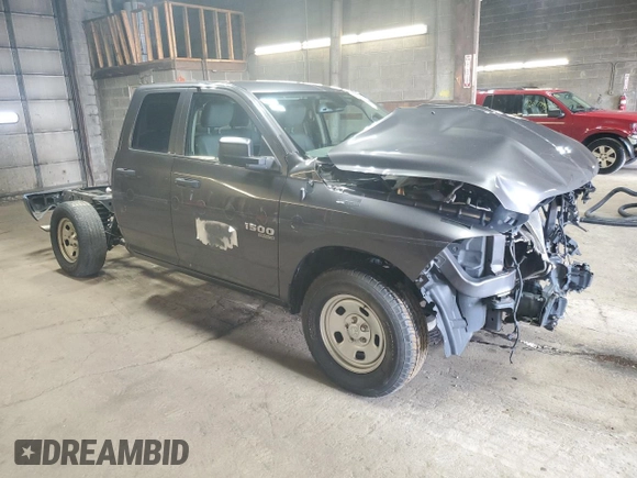2019 Ram 1500 Classic Express with VIN 1C6RR6FG3KS628380, listed as a Copart auction lot 52341655 with 0 mi miles and Clean Title. Bid and sale history available at carsss.com. Image 4.