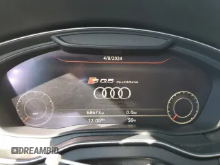 2018 Audi SQ5 Prestige with VIN WA1C4AFYXJ2033611, listed as a Copart auction lot 50764524 with 68,673 mi miles and Salvage Title. Bid and sale history available at DreamBid. Image 9.