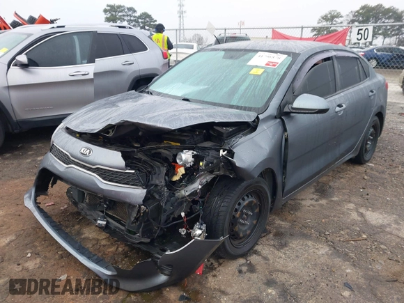 2019 Kia Rio S with VIN 3KPA24AB4KE177733, listed as a IAAI auction lot 41798578 with 75,671 mi miles. Bid and sale history available at carsss.com. Image 2.