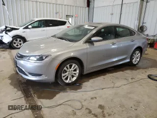 2015 Chrysler 200 Limited with VIN 1C3CCCABXFN742153, listed as a Copart auction lot 61244535 with 106,048 mi miles and Clean title. Bid and sale history available at DreamBid. Image 1.