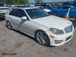 2012 Mercedes-Benz C-Class C 300 Sport with VIN WDDGF8BB1CR205004, listed as a IAAI auction lot 42086315 with 223,254 mi miles. Bid and sale history available at carsss.com. Image 1.