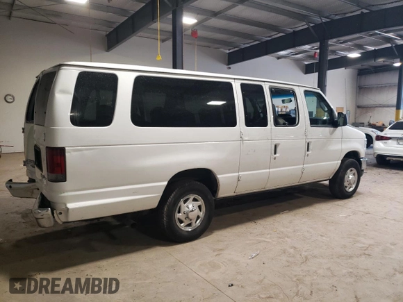 2013 Ford Econoline Passenger XL with VIN 1FBSS3BL9DDA33707, listed as a Copart auction lot 62903564 with 106,976 mi miles and Salvage Title. Bid and sale history available at DreamBid. Image 3.
