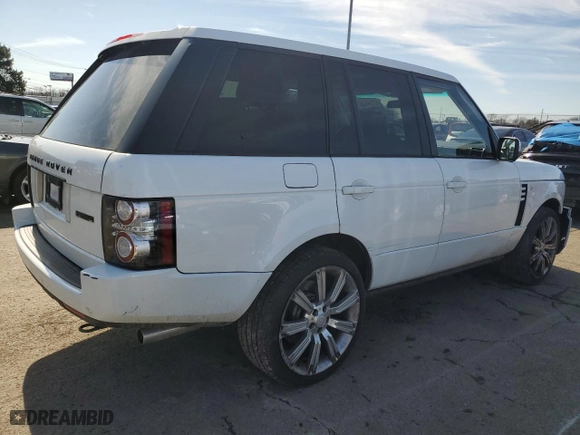 2012 Land Rover Range Rover SC with VIN SALMF1E43CA374353, listed as a Copart auction lot 47246385 with 102,413 mi miles and Salvage Title. Bid and sale history available at carsss.com. Image 3.
