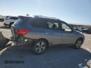 2020 Nissan Pathfinder S with VIN 5N1DR2AN4LC618367, listed as a Copart auction lot 53121335 with 46,683 mi miles and Salvage title. Bid and sale history available at DreamBid. Image 3.