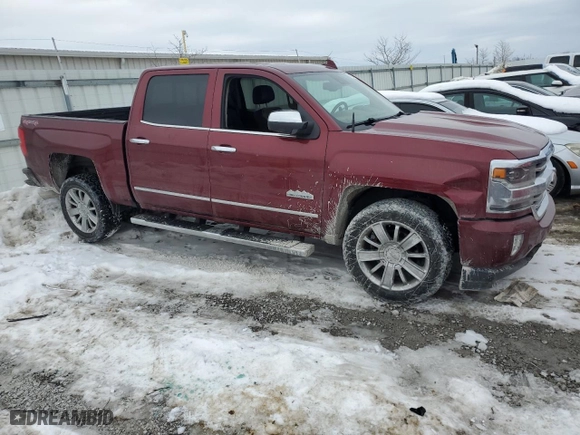 2017 Chevrolet Silverado 1500 High Country with VIN 3GCUKTEJ1HG395389, listed as a Copart auction lot 87670675 with 153,400 mi miles and Clean Title. Bid and sale history available at carsss.com. Image 4.