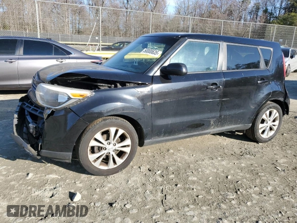 2015 Kia Soul + with VIN KNDJP3A51F7182433, listed as a Copart auction lot 50000635 with 173,906 mi miles and Salvage Title. Bid and sale history available at carsss.com. Image 1.