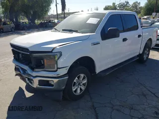 2018 Ford F-150 XL with VIN 1FTEW1CP0JKC28072, listed as a IAAI auction lot 41558764 with 153,402 mi miles. Bid and sale history available at carsss.com. Image 17.