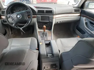 2001 BMW 7 Series 740iL with VIN WBAGH834X1DP34124, listed as a Copart auction lot 43936465 with 124,279 mi miles and Clean Title. Bid and sale history available at carsss.com. Image 8.