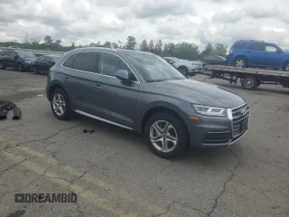 2018 Audi Q5 Premium Plus with VIN WA1BNAFYXJ2215267, listed as a Copart auction lot 60254005 with Not provided miles and Salvage title. Bid and sale history available at DreamBid. Image 4.