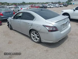 2013 Nissan Maxima SV with VIN 1N4AA5AP6DC802945, listed as a IAAI auction lot 42436193 with 144,462 mi miles and . Bid and sale history available at DreamBid. Image 3.