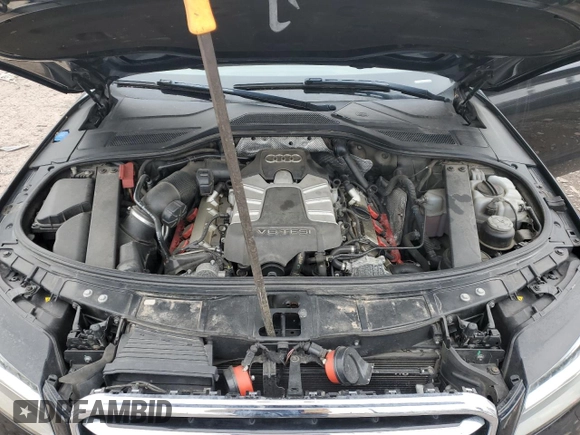 2014 Audi A8 3.0T z VIN WAURGAFD1EN003340, wystawiony jako Copart lot #47531465 z przebiegiem Nie podano mil oraz Szkoda całkowita • Salvage title. Historia ofert i sprzedaży dostępna na DreamBid. Obrazek 11.