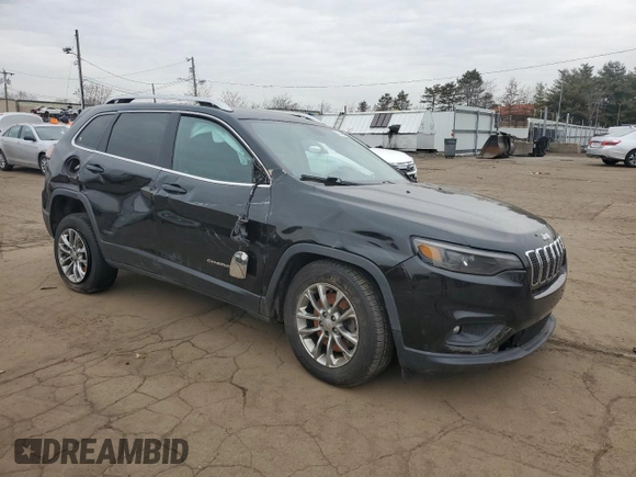 2020 Jeep Cherokee Latitude Plus with VIN 1C4PJMLB0LD545502, listed as a Copart auction lot 45426445 with 139,852 mi miles and Salvage Title. Bid and sale history available at DreamBid. Image 4.