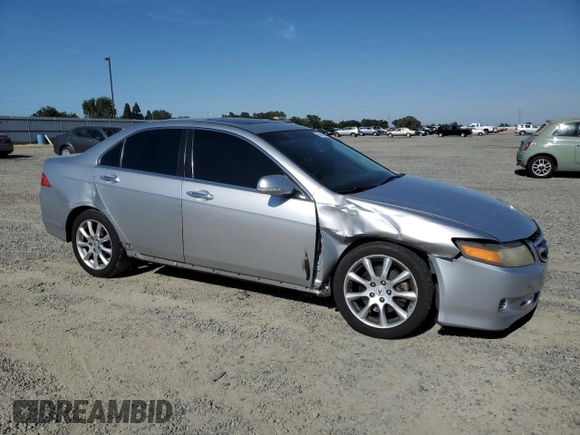 2007 Acura TSX Navi with VIN JH4CL96927C020580, listed as a Copart auction lot 58864535 with 167,172 mi miles and Salvage title. Bid and sale history available at DreamBid. Image 4.