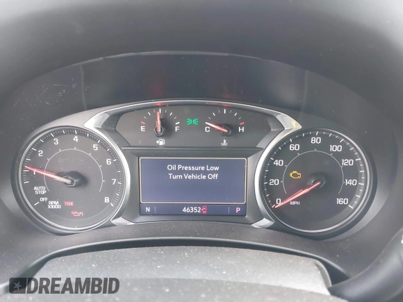 2020 GMC Terrain SLT with VIN 3GKALPEV5LL282043, listed as a IAAI auction lot 42037696 with 46,352 mi miles. Bid and sale history available at carsss.com. Image 7.