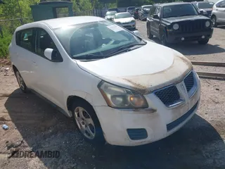 2009 Pontiac Vibe 1SA with VIN 5Y2SP67829Z427630, listed as a IAAI auction lot 42533397 with 214,919 mi miles and . Bid and sale history available at DreamBid. Image 1.