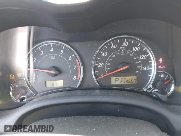 2011 Toyota Corolla L with VIN 2T1BU4EE2BC684289, listed as a IAAI auction lot 42027474 with 214,657 mi miles. Bid and sale history available at carsss.com. Image 7.