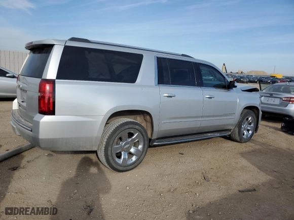 2017 Chevrolet Suburban Premier with VIN 1GNSKJKC0HR402146, listed as a Copart auction lot 48703865 with 91,279 mi miles and Salvage Title. Bid and sale history available at carsss.com. Image 3.