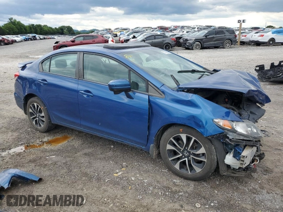 2015 Honda Civic EX z VIN 19XFB2F81FE058499, wystawiony jako Copart lot #55700965 z przebiegiem 106 410 mil mil oraz Czysty tytuł • Clean title. Historia ofert i sprzedaży dostępna na DreamBid. Obrazek 4.