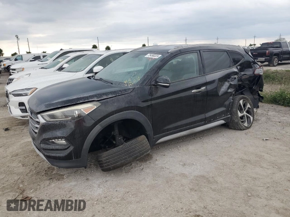 2018 Hyundai Tucson Sport with VIN KM8J33AL0JU697472, listed as a Copart auction lot 75498324 with 0 mi miles and Salvage Title. Bid and sale history available at carsss.com. Image 1.