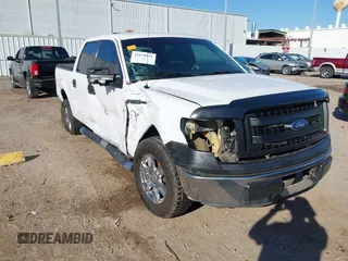 2014 Ford F-150 XL with VIN 1FTFW1CF6EKE53369, listed as a IAAI auction lot 41678145 with 154,914 mi miles and . Bid and sale history available at DreamBid. Image 1.