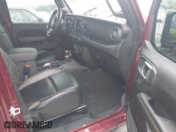 2021 Jeep Wrangler Unlimited Sahara with VIN 1C4HJXEN5MW609102, listed as a IAAI auction lot 41446454 with 31,846 mi miles and . Bid and sale history available at DreamBid. Image 5.