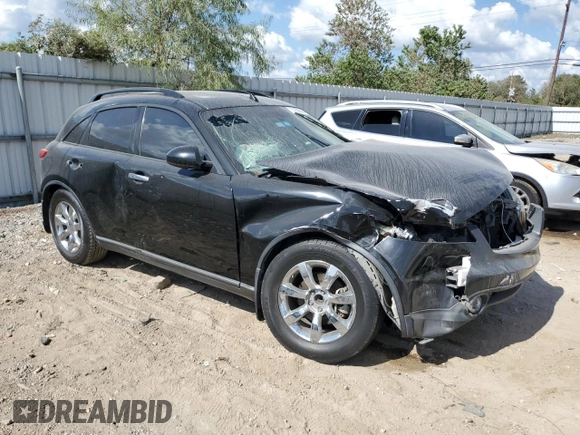 2004 Infiniti FX35 with VIN JNRAS08U84X106182, listed as a Copart auction lot 77893884 with 175,817 mi miles and Salvage Title. Bid and sale history available at carsss.com. Image 4.