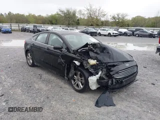 2018 Ford Fusion SE with VIN 3FA6P0HD9JR195794, listed as a IAAI auction lot 41915478 with 66,179 mi miles. Bid and sale history available at carsss.com. Image 1.