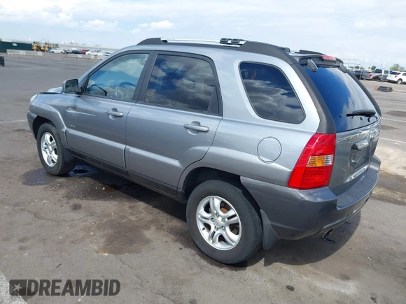 2005 Kia Sportage LX with VIN KNDJE723257122055, listed as a IAAI auction lot 42192102 with 167,726 mi miles and . Bid and sale history available at carsss.com. Image 3.