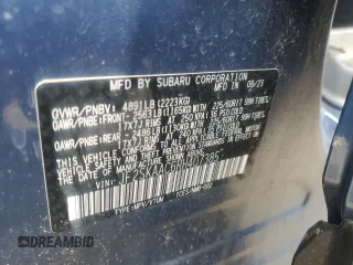 2024 Subaru Forester with VIN JF2SKAAC6RH407385, listed as a Copart auction lot 60415005 with 8,016 mi miles and Salvage title. Bid and sale history available at DreamBid. Image 14.