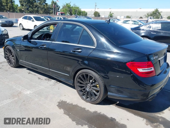 2012 Mercedes-Benz C 250 Sport with VIN WDDGF4HBXCA655040, listed as a IAAI auction lot 42238412 with 151,928 mi miles and . Bid and sale history available at DreamBid. Image 3.
