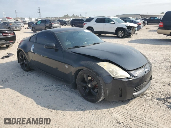 2008 Nissan 350Z Enthusiast with VIN JN1BZ34E18M750990, listed as a Copart auction lot 76414184 with 188,375 mi miles and Salvage Title. Bid and sale history available at carsss.com. Image 4.
