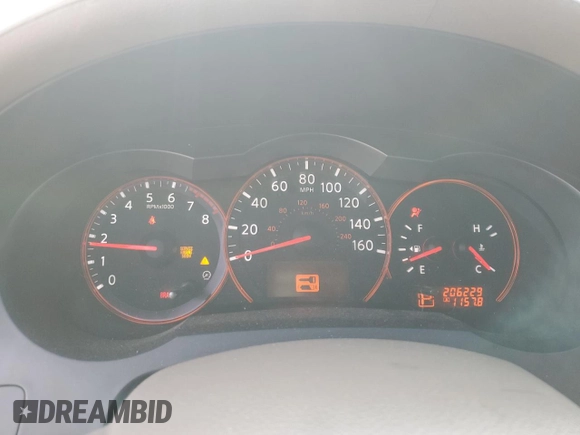 2008 Nissan Altima 3.5 SE with VIN 1N4BL24E18C147039, listed as a Copart auction lot 54336995 with 206,229 mi miles and Salvage Title. Bid and sale history available at carsss.com. Image 9.