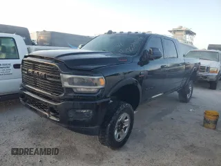 2020 Ram 2500 Laramie with VIN 3C6UR5NL5LG100593, listed as a Copart auction lot 76374544 with 98,651 mi miles and Non Repairable. Bid and sale history available at carsss.com. Image 1.
