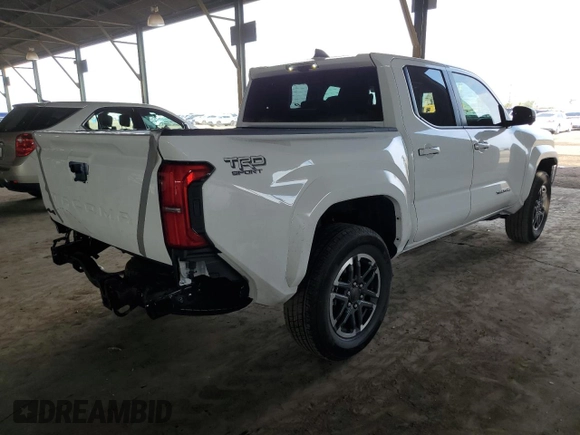 2025 Toyota Tacoma SR with VIN 3TMLB5JN0SM088997, listed as a Copart auction lot 50373065 with 2,934 mi miles and Salvage Title. Bid and sale history available at DreamBid. Image 3.