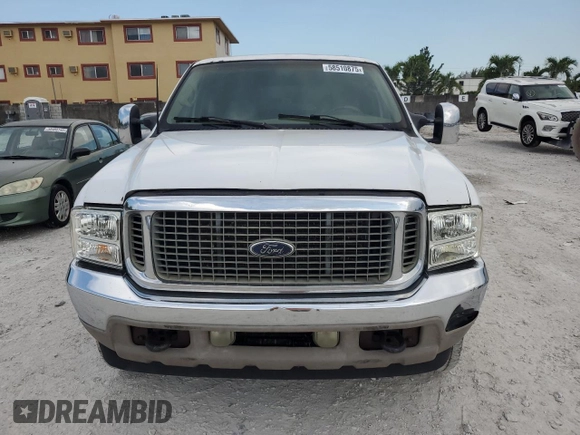 2001 Ford Excursion Limited z VIN 1FMSU43F11EC29369, wystawiony jako Copart lot #58510875 z przebiegiem 229 554 mil mil oraz Tytuł czysty. Historia ofert i sprzedaży dostępna na DreamBid. Obrazek 5.