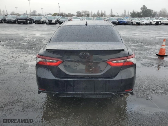 2022 Toyota Camry SE with VIN 4T1G11AK0NU052175, listed as a Copart auction lot 44162445 with 29,537 mi miles and Clean Title. Bid and sale history available at carsss.com. Image 6.