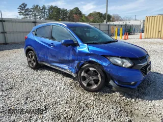 2018 Honda HR-V EX-L Navi with VIN 3CZRU6H70JM705809, listed as a Copart auction lot 49675845 with 81,995 mi miles and Salvage Title. Bid and sale history available at carsss.com. Image 4.