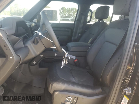 2024 Land Rover Defender with VIN SALEWFEU8R2294020, listed as a Copart auction lot 75290774 with 1,451 mi miles and Salvage title. Bid and sale history available at DreamBid. Image 7.