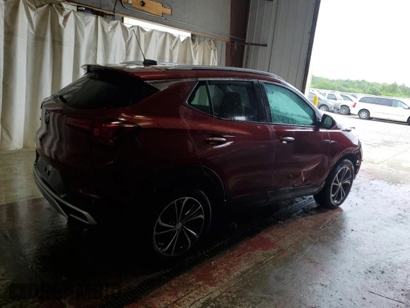 2023 Buick Encore GX Select with VIN KL4MMDS27PB101623, listed as a Copart auction lot 59734405 with 68,811 mi miles and Salvage title. Bid and sale history available at DreamBid. Image 3.