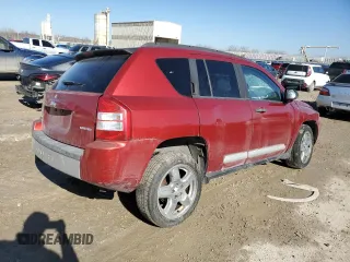 2007 Jeep Compass Limited with VIN 1J8FF57W17D169570, listed as a Copart auction lot 44238425 with 106,033 mi miles and Salvage Title. Bid and sale history available at carsss.com. Image 3.