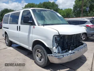 2016 Chevrolet Express Passenger LT with VIN 1GAZGMFG9G1176444, listed as a IAAI auction lot 42438135 with 151,202 mi miles and . Bid and sale history available at DreamBid. Image 1.