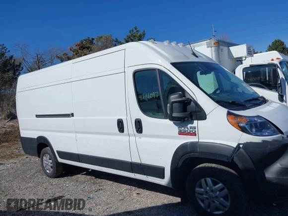 2022 Ram ProMaster Cargo with VIN 3C6MRVJG9NE121583, listed as a IAAI auction lot 41646097 with 67,468 mi miles and . Bid and sale history available at DreamBid. Image 13.