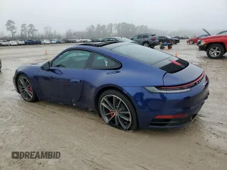 2024 Porsche 911 Carrera S with VIN WP0AB2A92RS221446, listed as a Copart auction lot 43209305 with 1,855 mi miles and Clean Title. Bid and sale history available at carsss.com. Image 2.